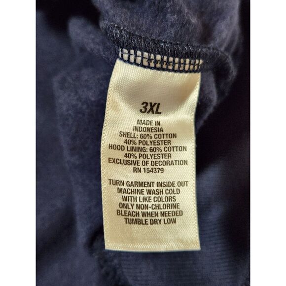 Aeropostale Pullover Hoodie – Men’s 3XL, Dark Blue, Logo Graphic, NWT - Picture 8 of 8